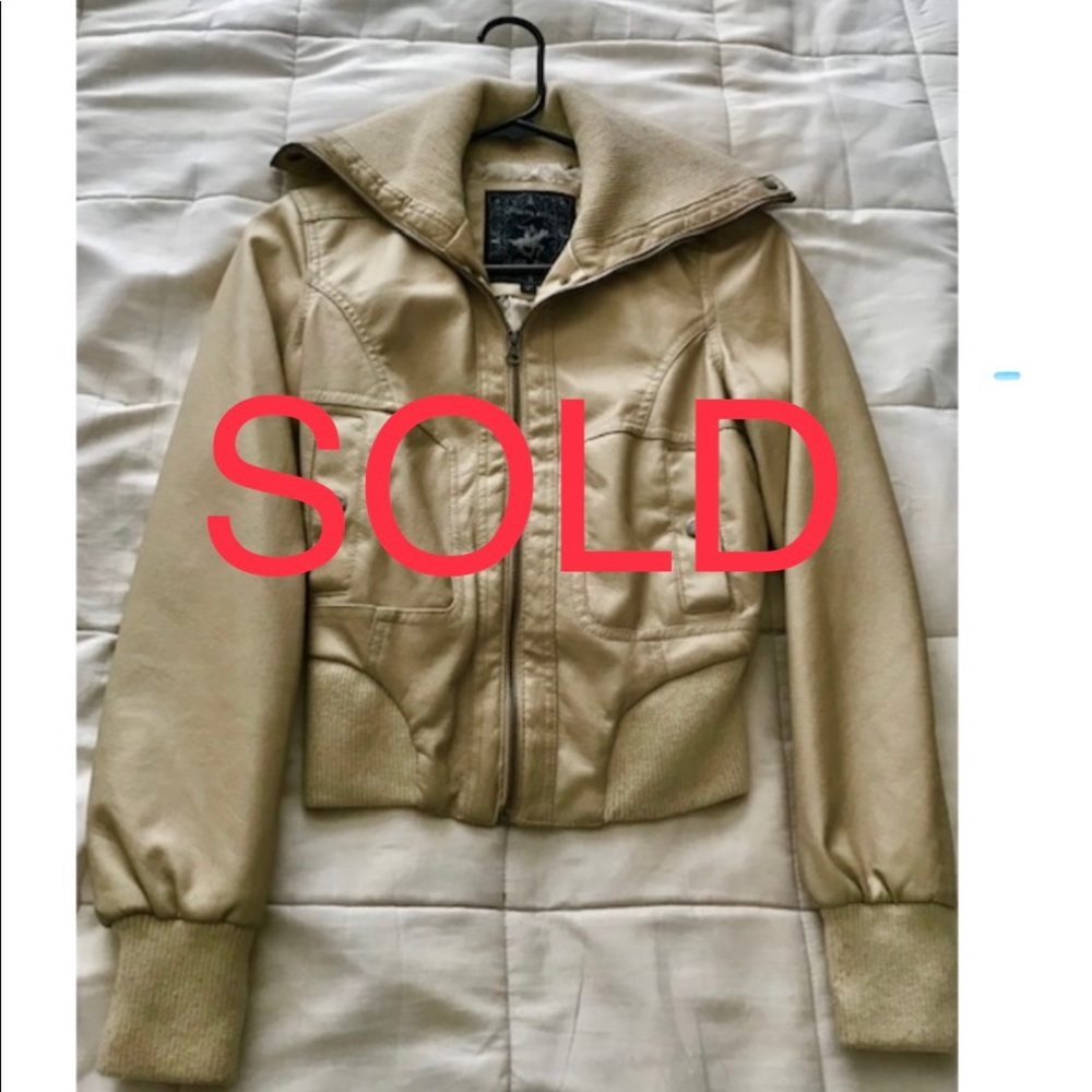 Faux Leather Jacket